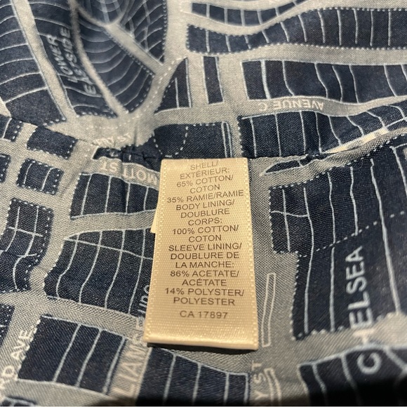 Banana Republic XS Indigo Blue Trench Coat - Picture 6 of 11